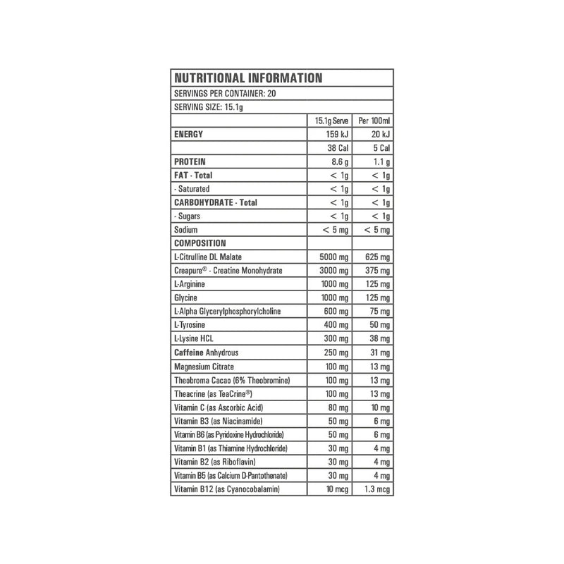 Gen-Tec Nutrition Psyched 3.3