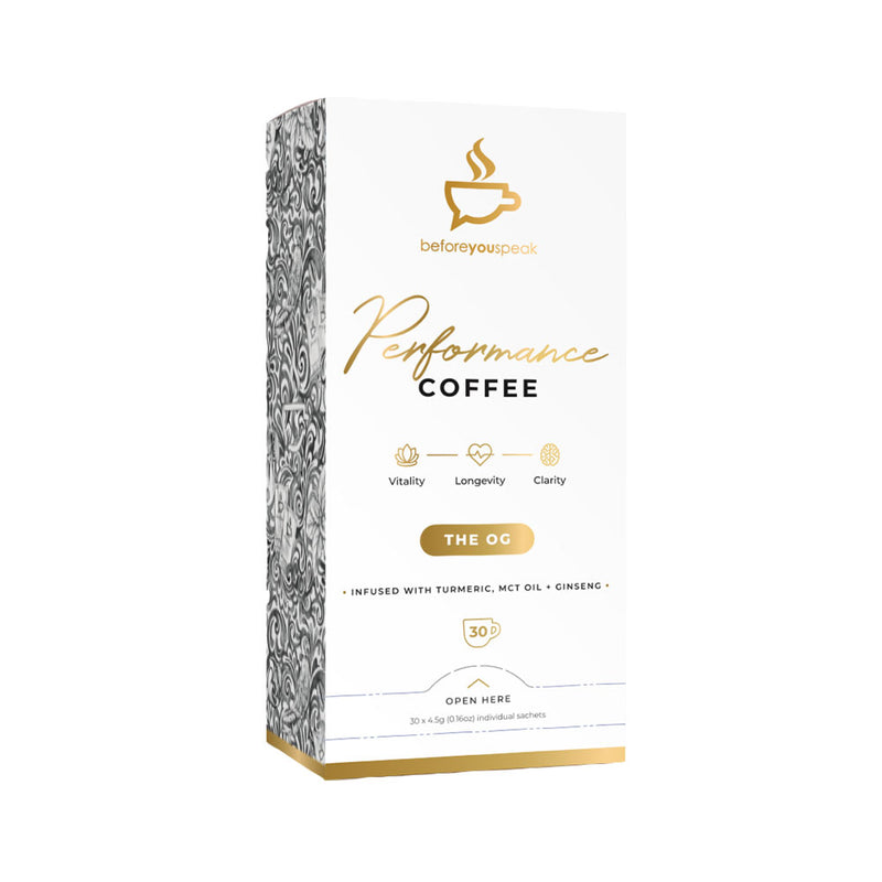 Before You Speak Performance Coffee