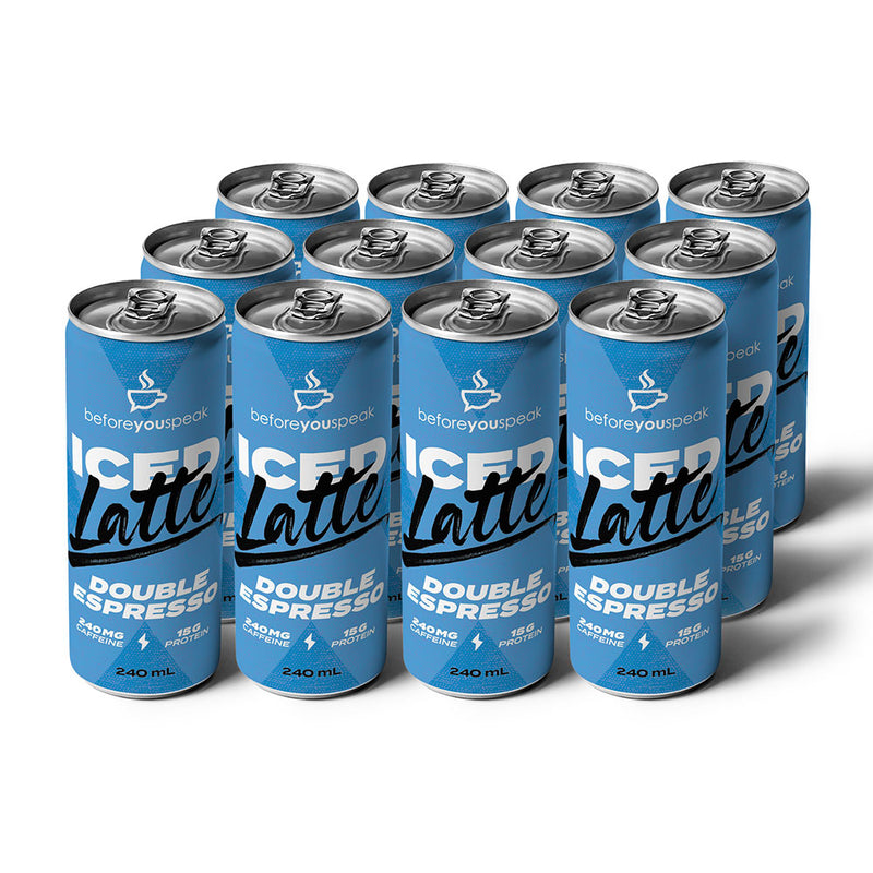 Before You Speak Iced Latte Cans