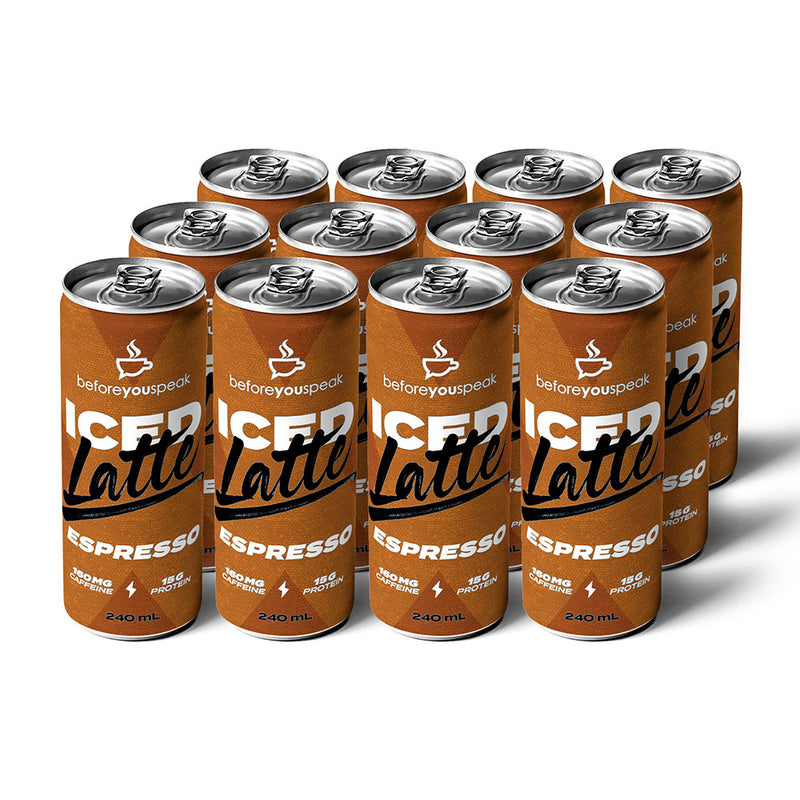 Before You Speak Iced Latte Cans