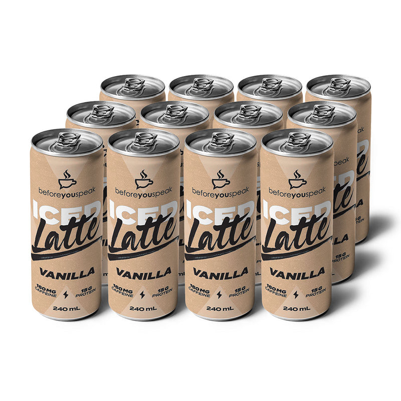 Before You Speak Iced Latte Cans