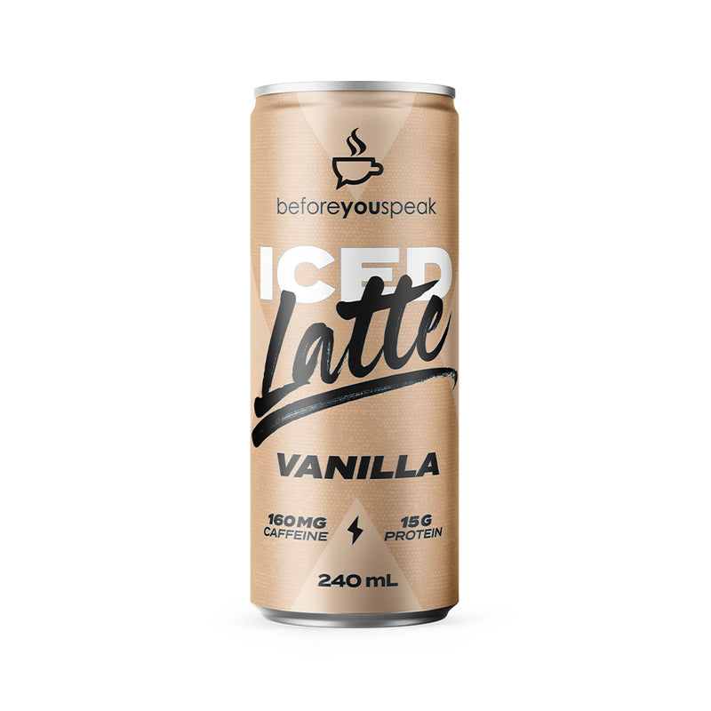 Before You Speak Iced Latte Cans
