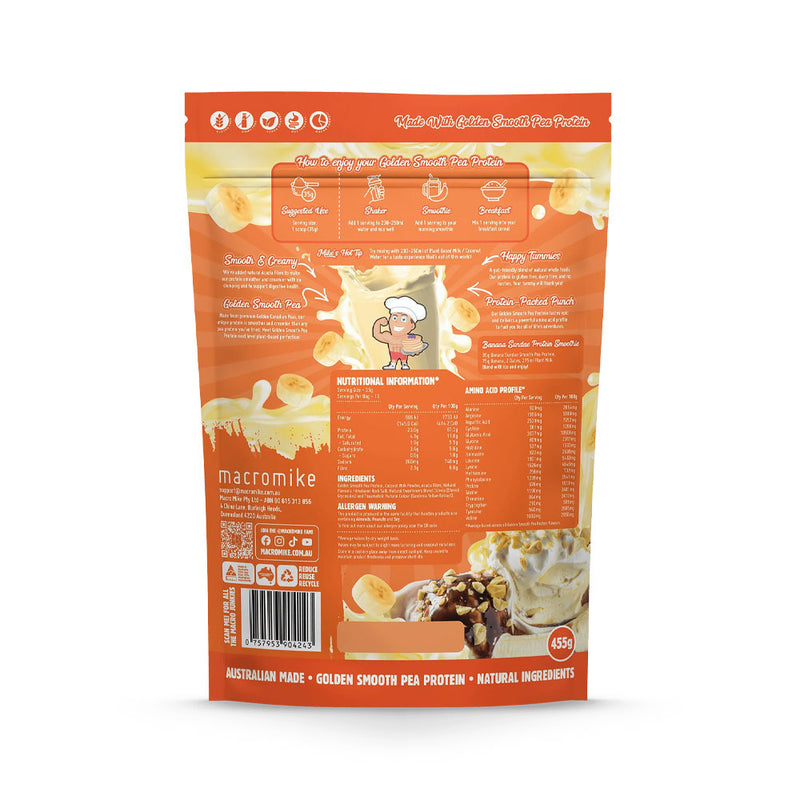 Macro Mike Golden Smooth Pea Protein