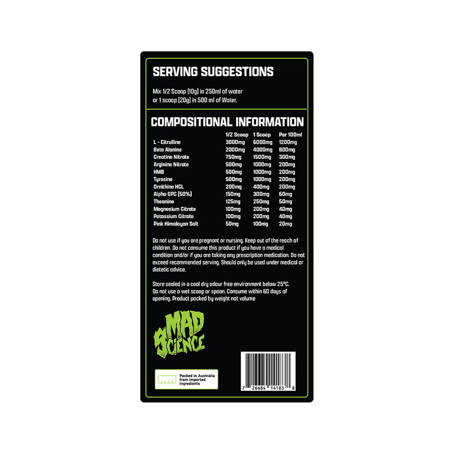 Nutrition panel