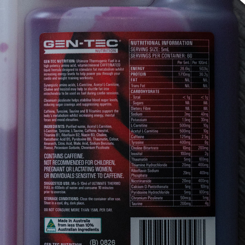 Gen-Tec Nutrition Ultimate Thermo Fuel