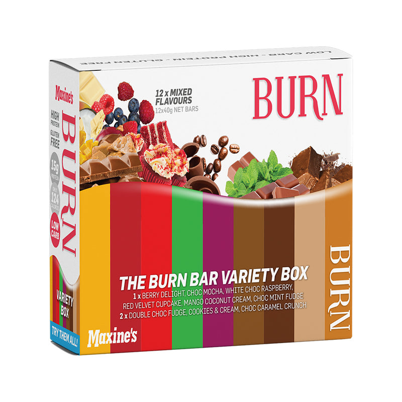 Maxine's Burn Protein Bars