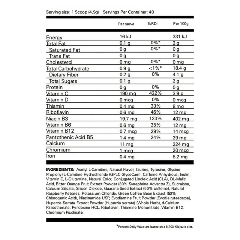 EHP Labs Oxyshred Hardcore