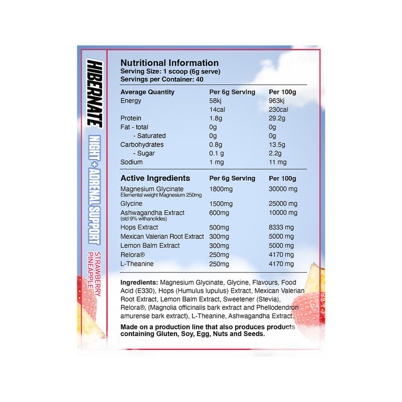 Red Dragon Nutritionals Hibernate