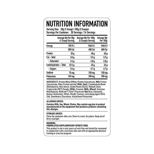 Trusted Nutrition Ultra Lean Muscle Meal Australian Muscle