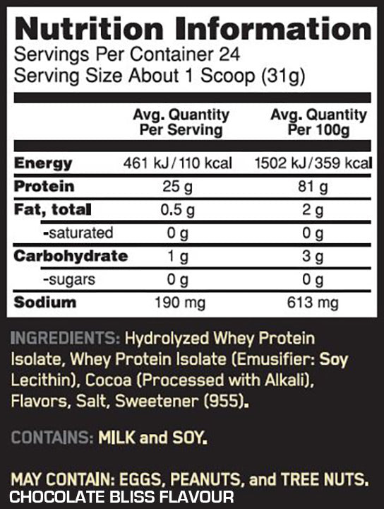 Optimum Nutrition Gold Standard 100% Whey Isolate