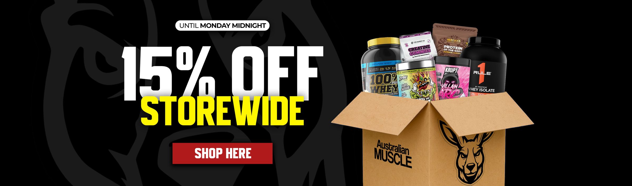 Super Saturday – 15% off storewide. Until Monday midnight · No code needed